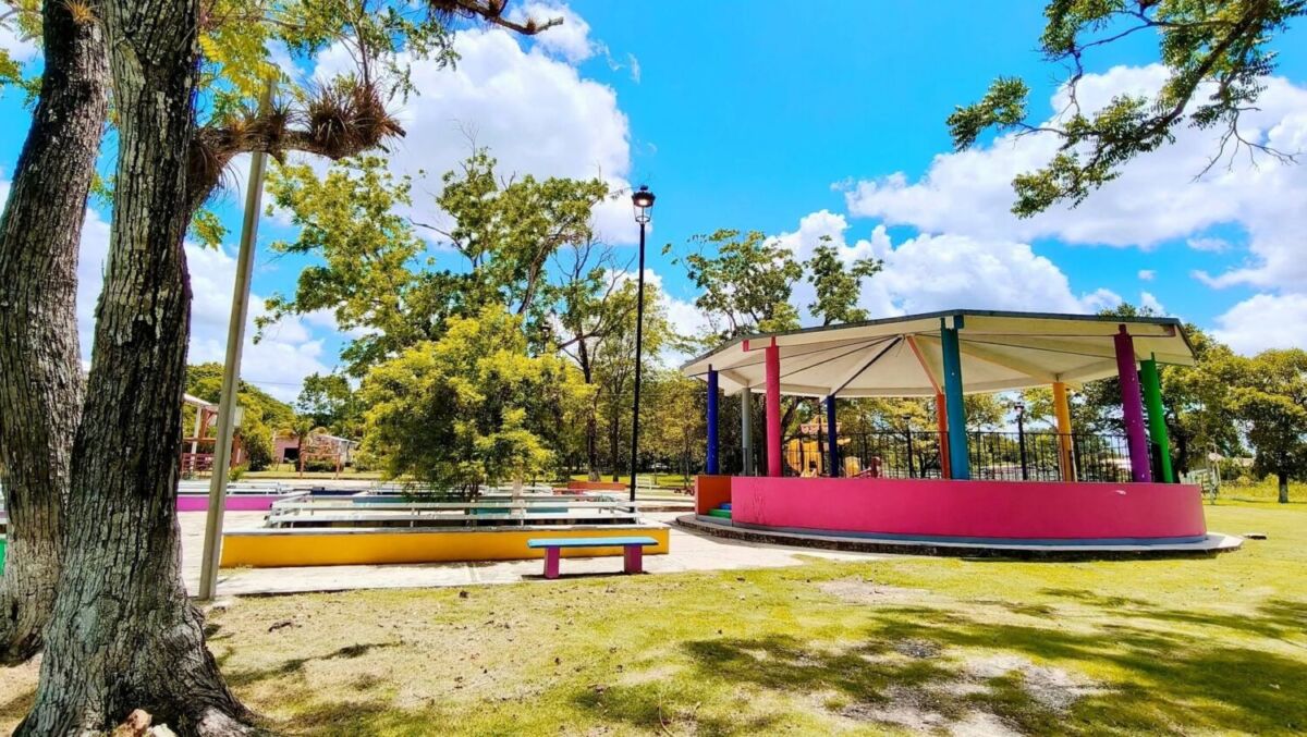 Parque central de Candelaria, Campeche