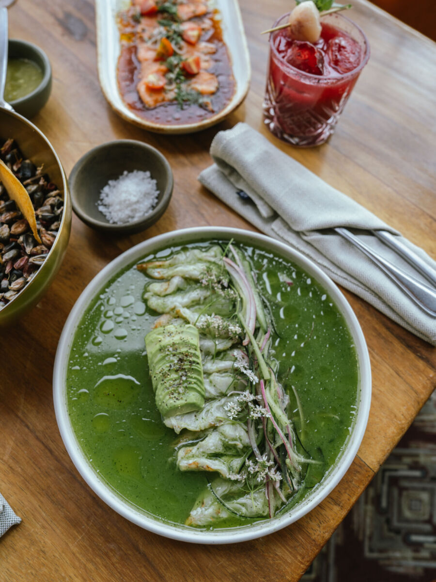 Cocina mexicana en el restaurante Altanera en la Col. Roma