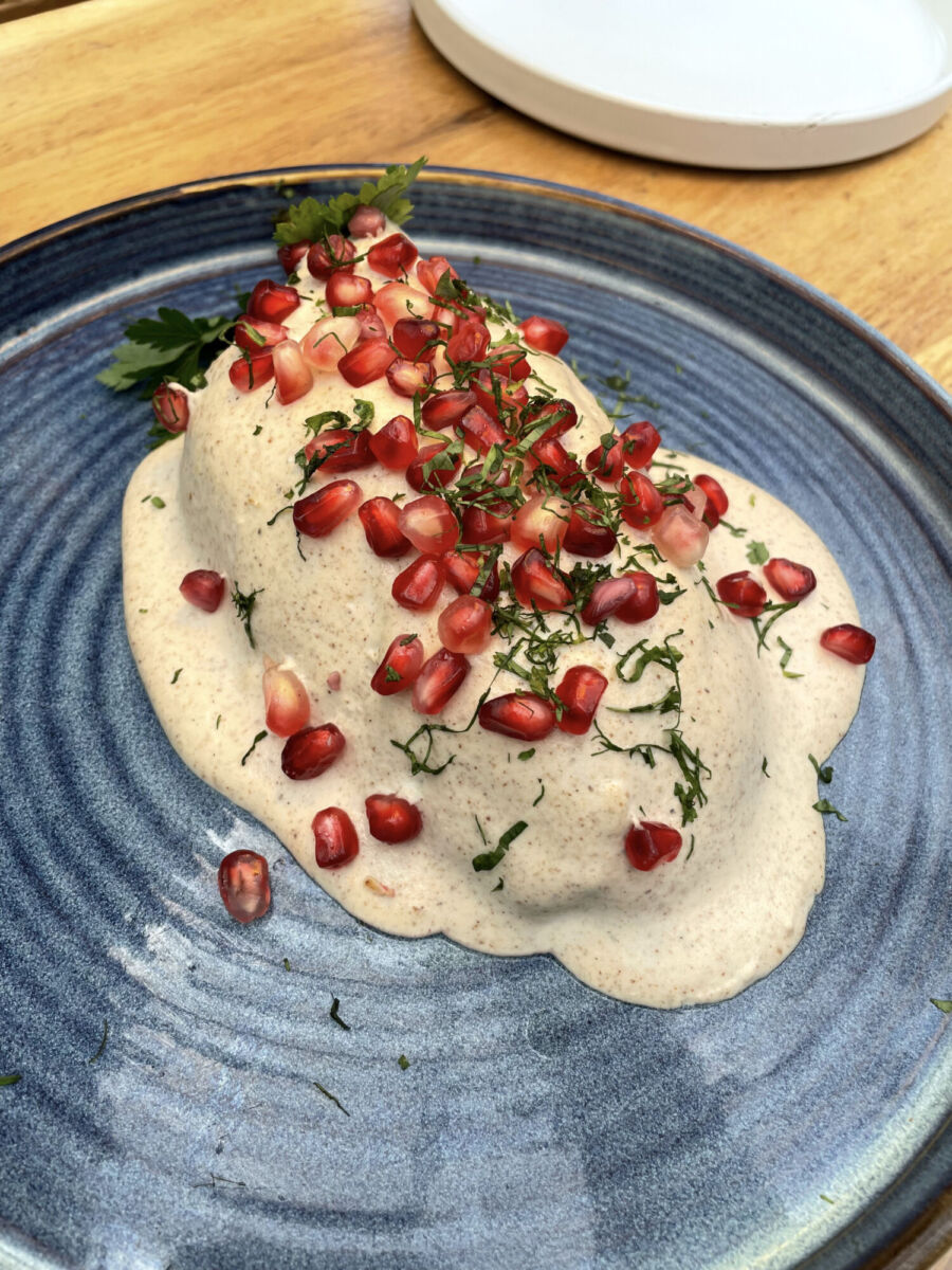 Chile en nogada tradicional del Restaurante Altanera 