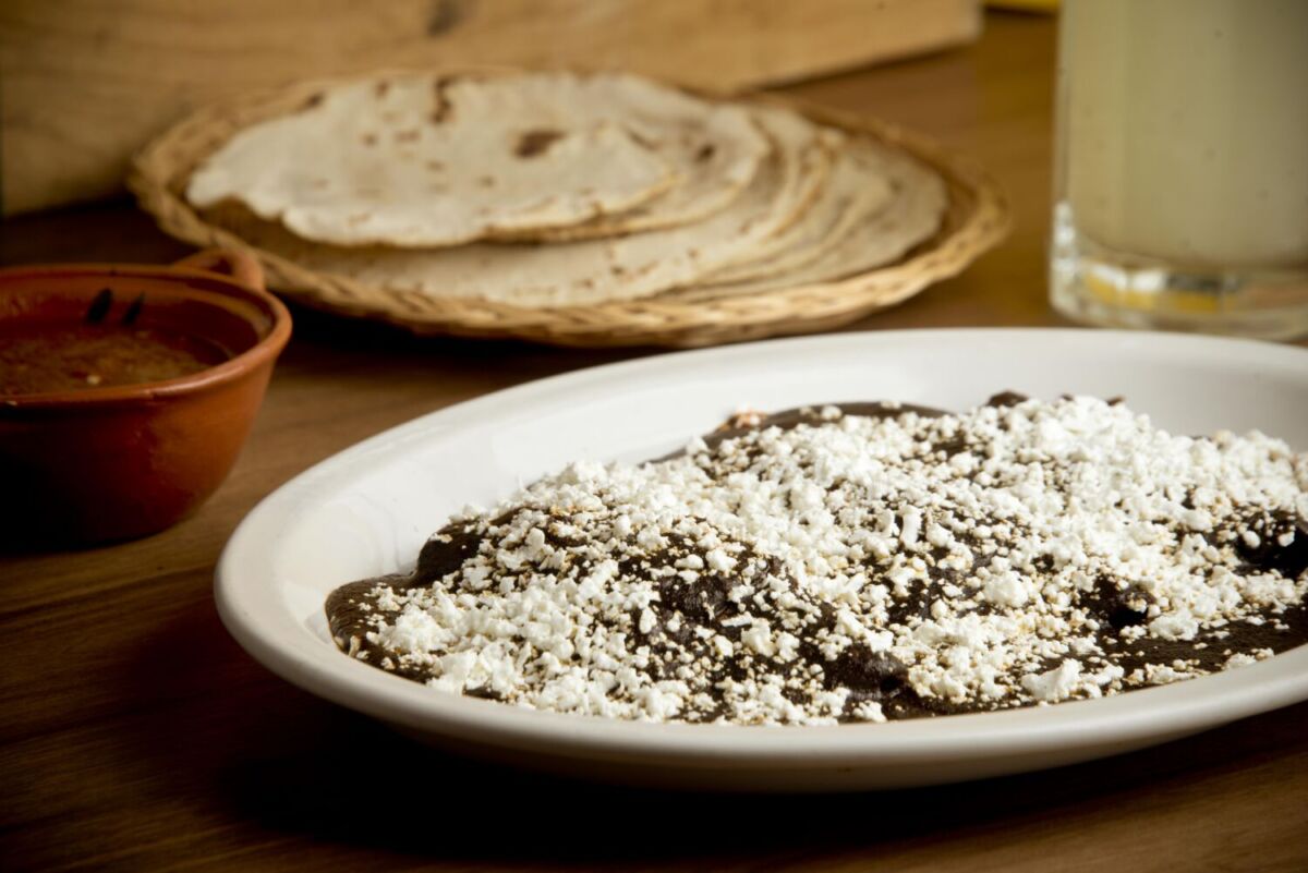 Enchiladas de Mole del restaurante Don Lázaro, El Viajero