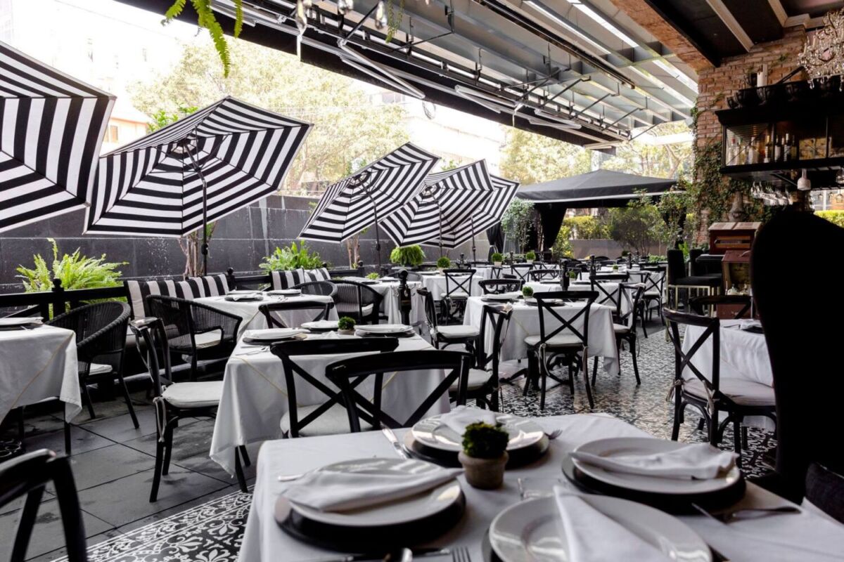 Interior del restaurante Prendes en Polanco 