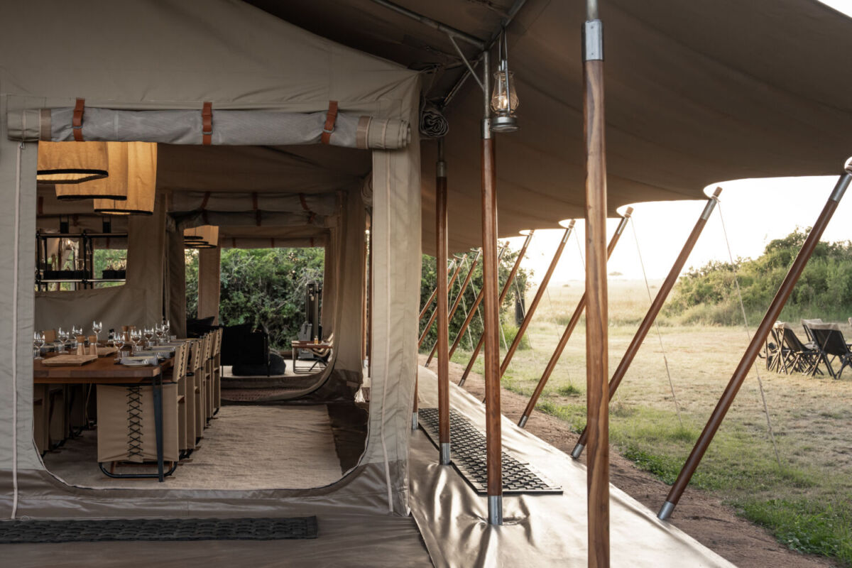 glamping en el serengueti