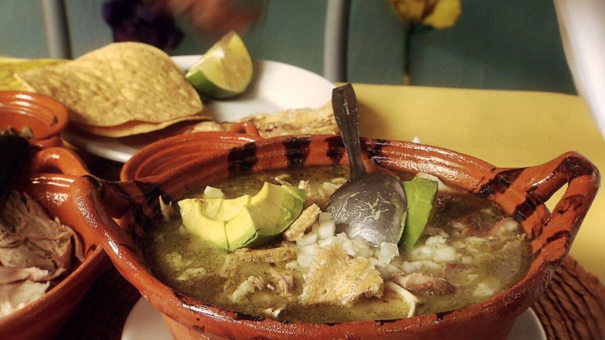 Pozole verde de Tixtla de Guerrero