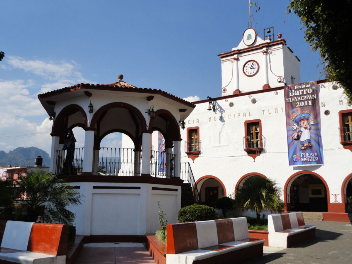 kiosco de Tlayacapan