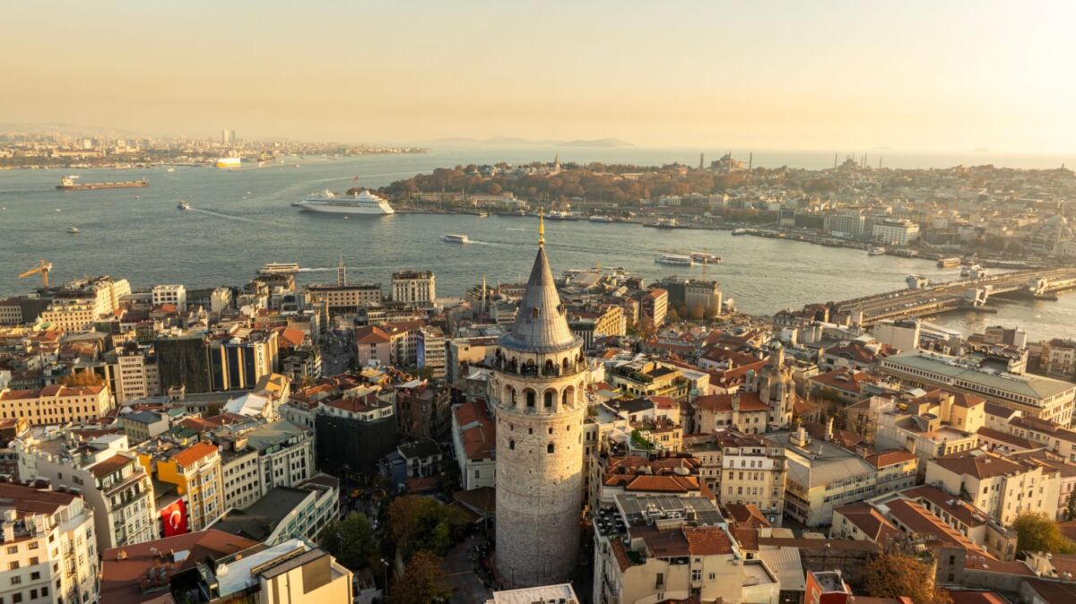 vista panorámica de estambul
