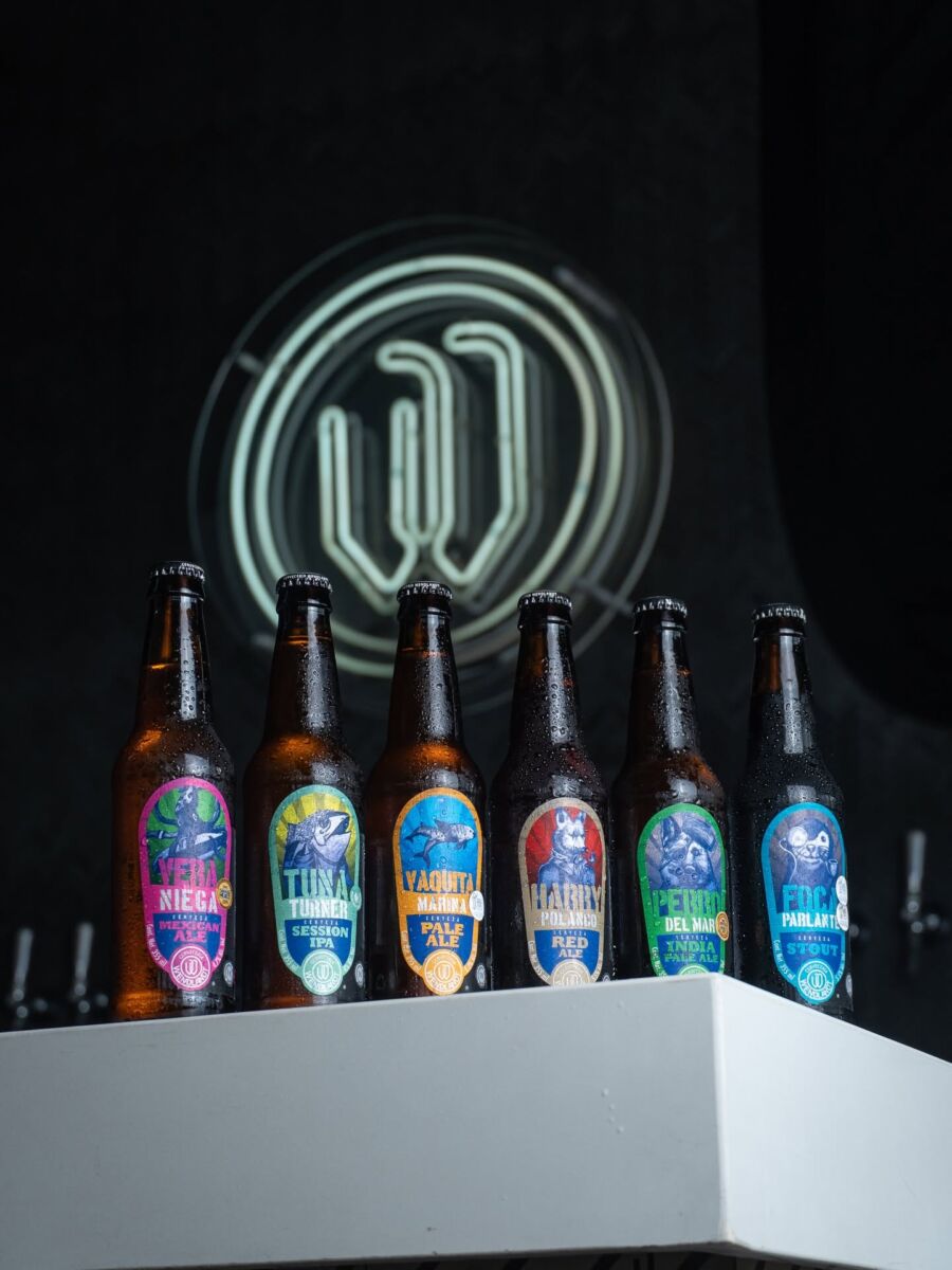 Distintas etiquetas de cervezas de Wendlandt