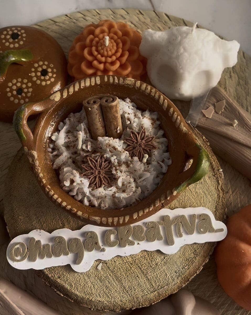 vela en forma de arroz con leche