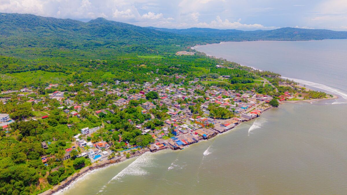 vista aéra de Aticama, Nayarit