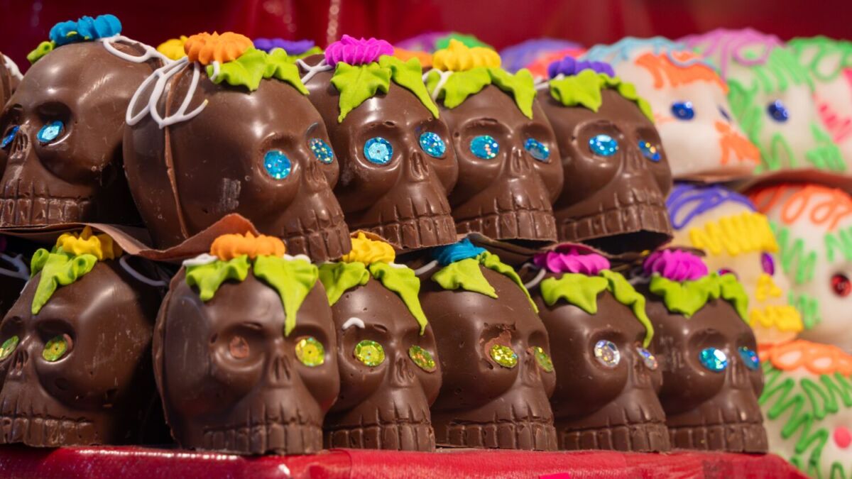 calaveras de chocolate