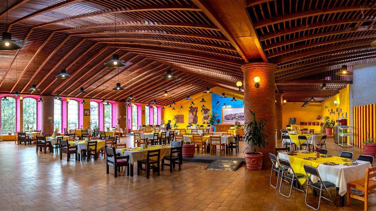 Restaurante del Centro Vacacional La Trinidad en Tlaxcala