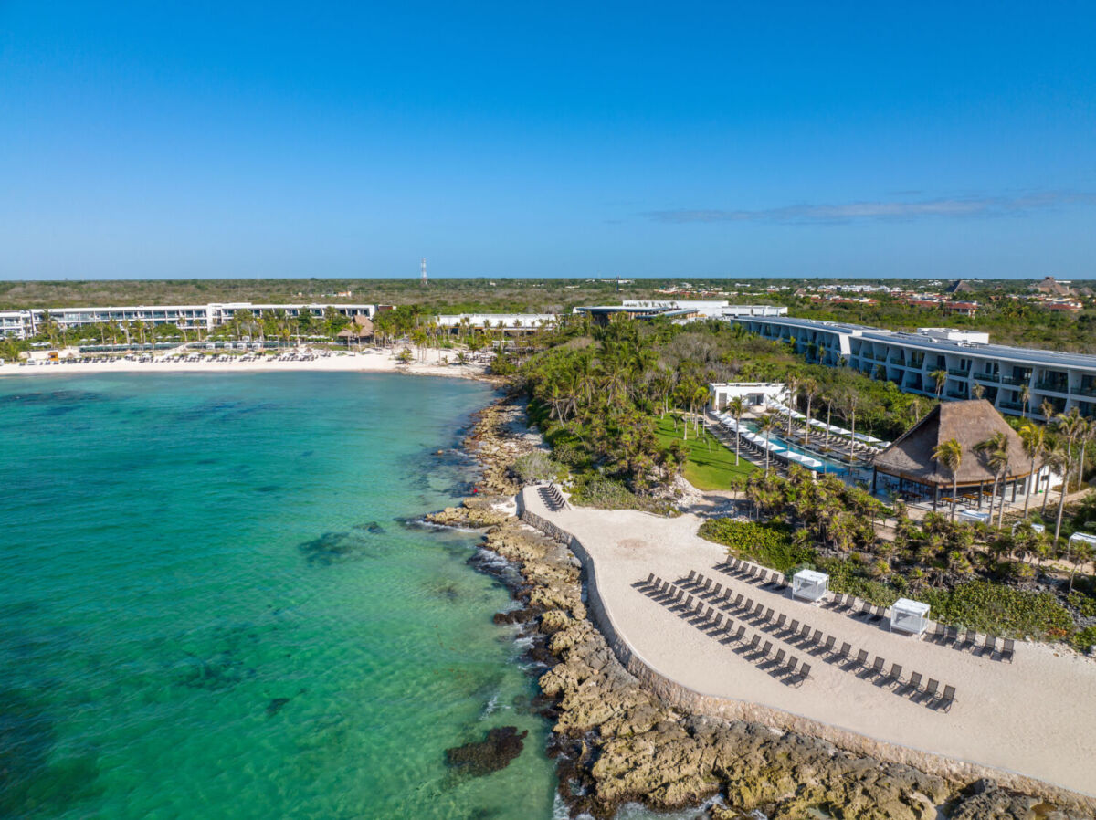 Vista panorámica del Hotel Conrad Tulum Riviera Maya