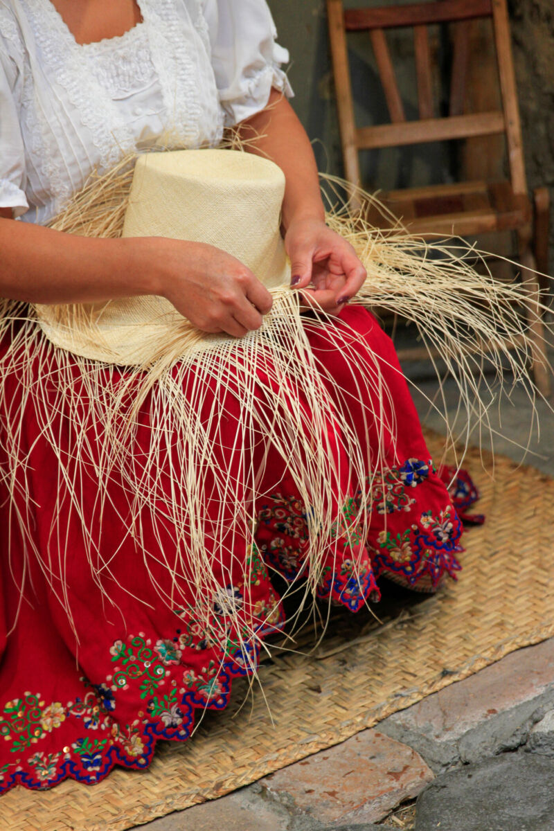 sombreros de paja toquilla
