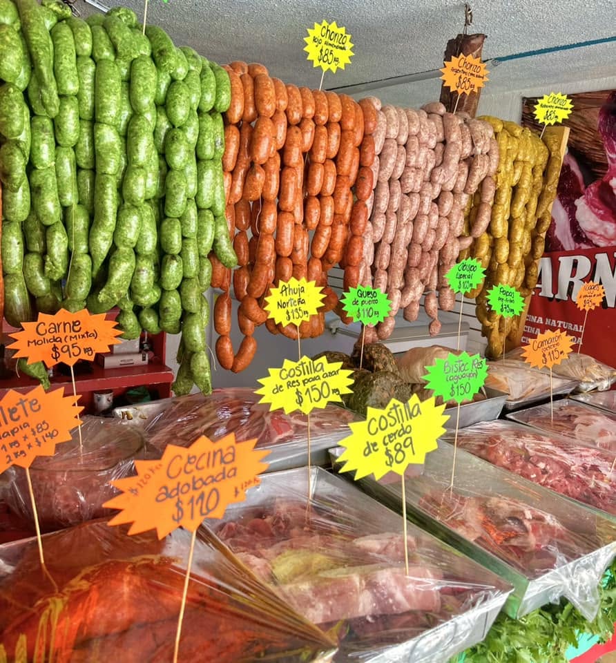 chorizos artesanales en Toluca de Lerdo 