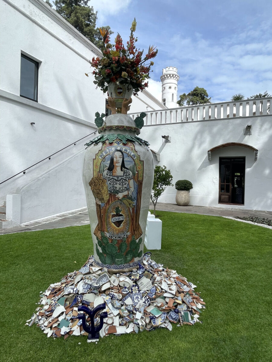 Tibor monumental en el Hotel Wyndham Ex Hacienda de Chautla en Puebla