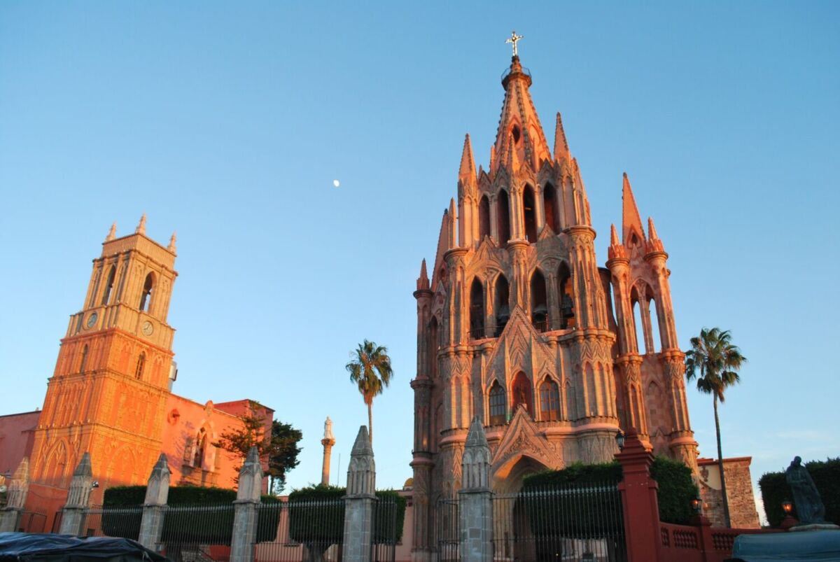 vista de la Parroquia de San Miguel Arcángel, San Miguel de Allende 