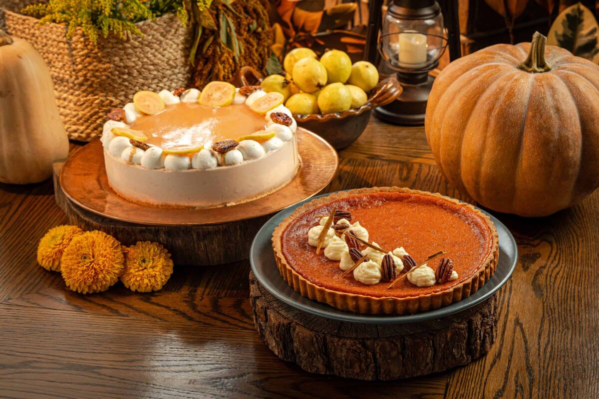 Cheesecake de Guayaba y Pay de Calabaza en Tagers CDMX