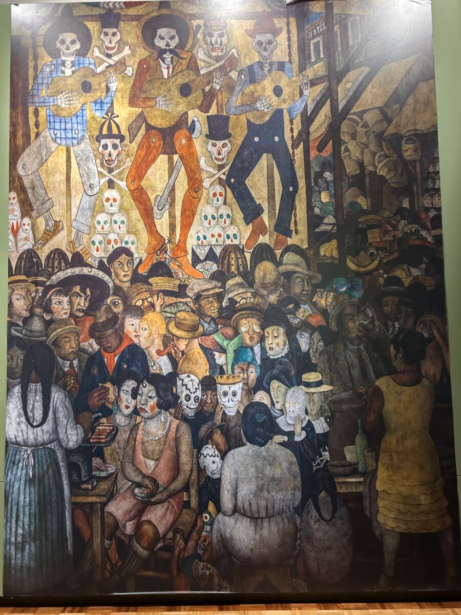 Mural 'Día de Muertos' , Diego Rivera 