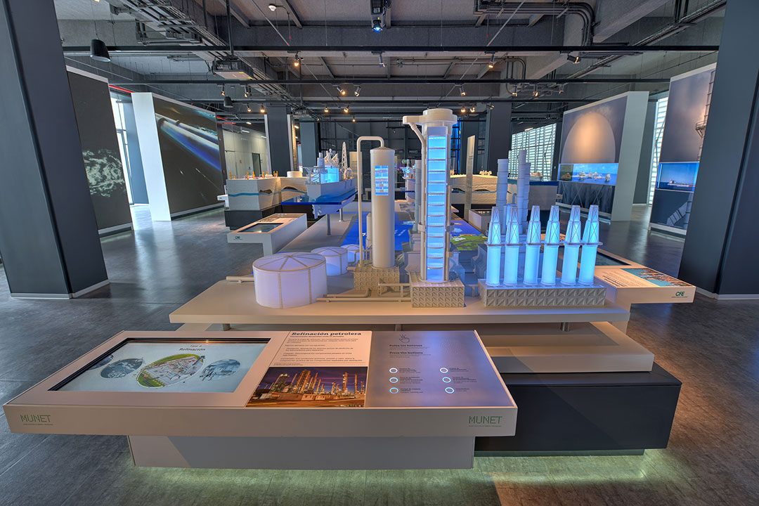 Sala interactiva en el Museo Nacional de Energía y Tecnología de Chapultepec