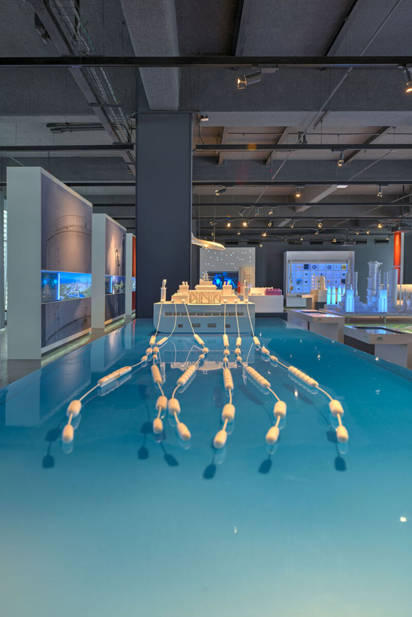Sala temática sobre electricidad en el Museo Nacional de Energía y Tecnología 