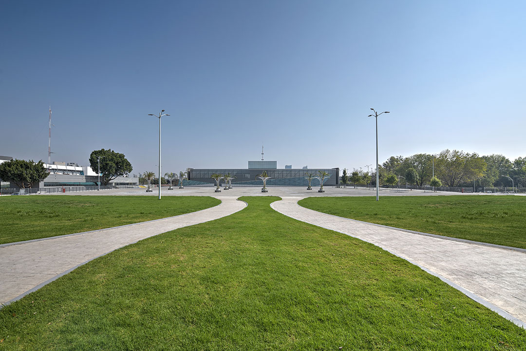 Camino hacia el Museo Nacional de Energía y Tecnología en Chapultepec