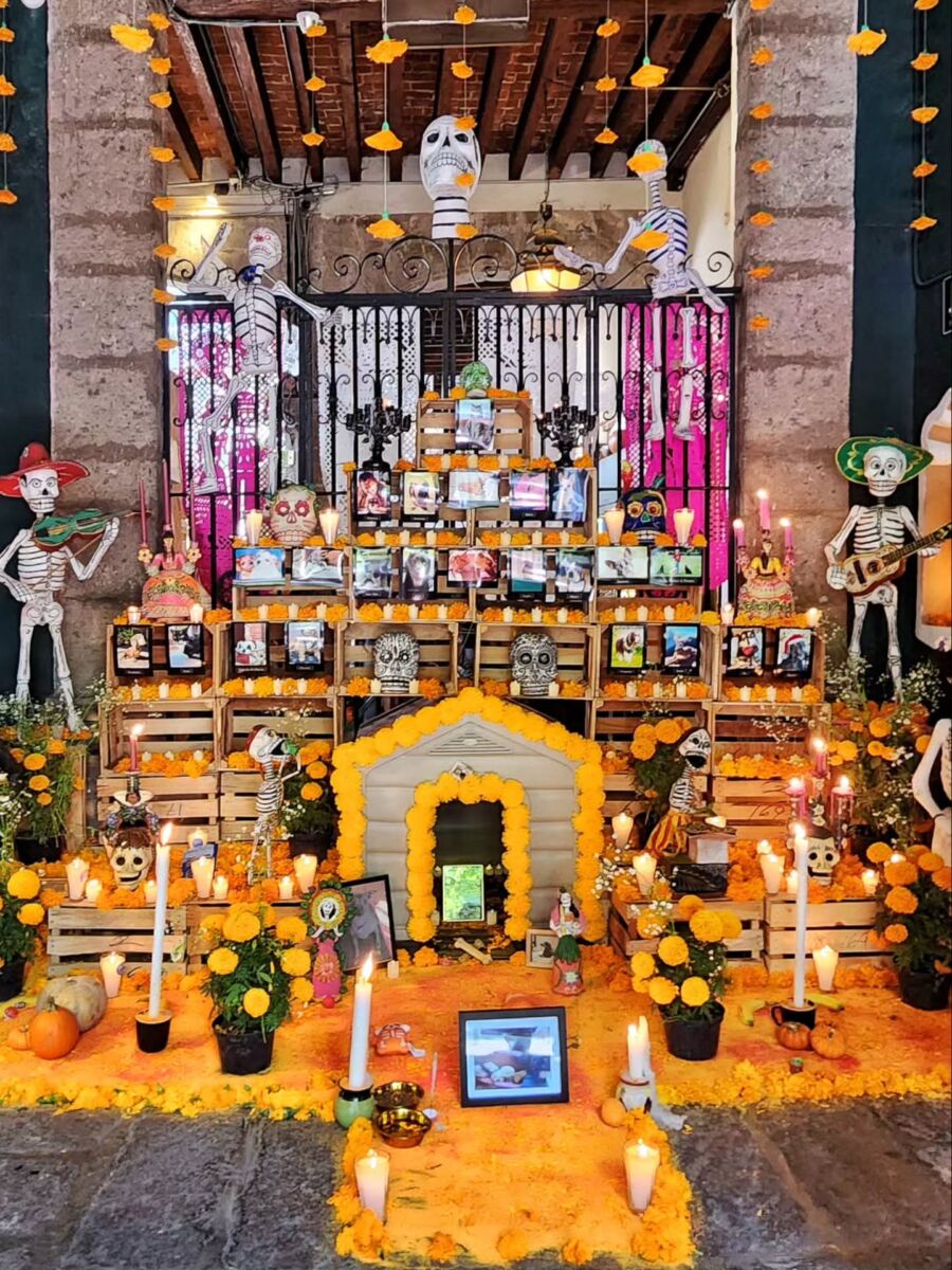 ofrenda de día de muertos dedicada a mascotas