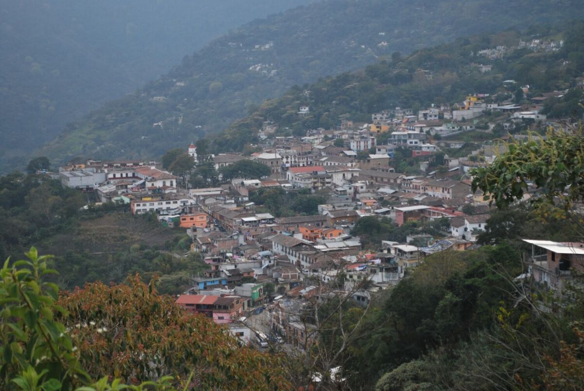 Pueblo de Pahuatlán en Puebla