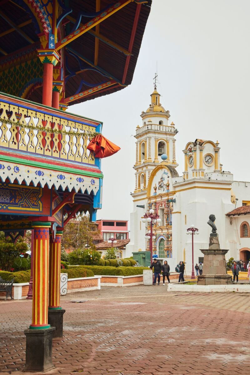 Quiosco de parroquia de chignahuapan puebla