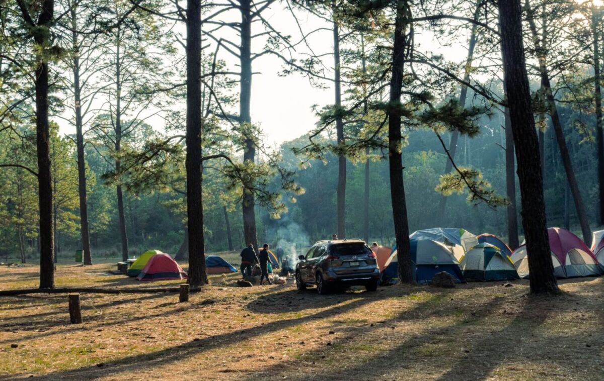 Zona de camping en el Parque el Ocotal 