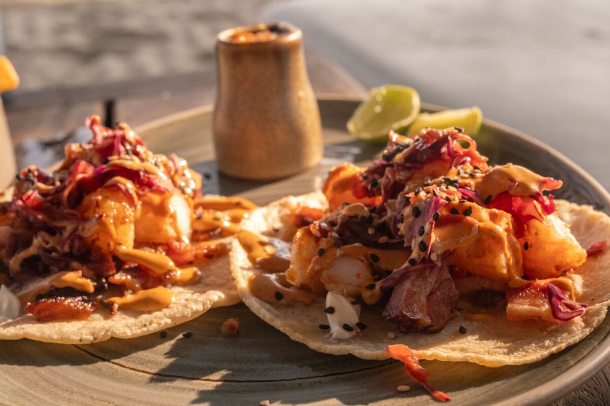 tacos de camarón