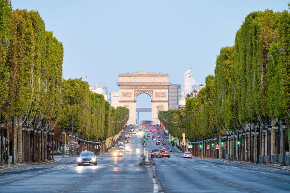 Campos Elíseos, en París 