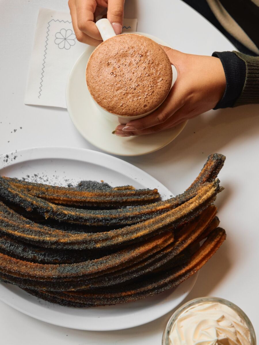 churros de pan de muerto 