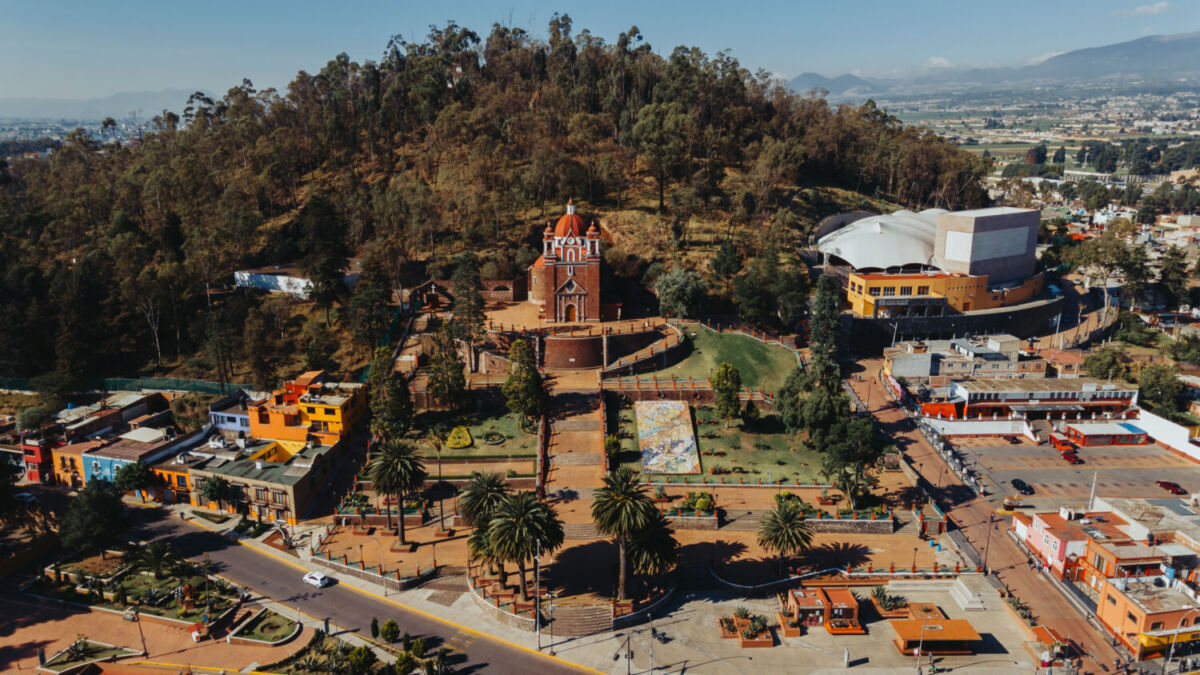 vista aérea de Metepec 