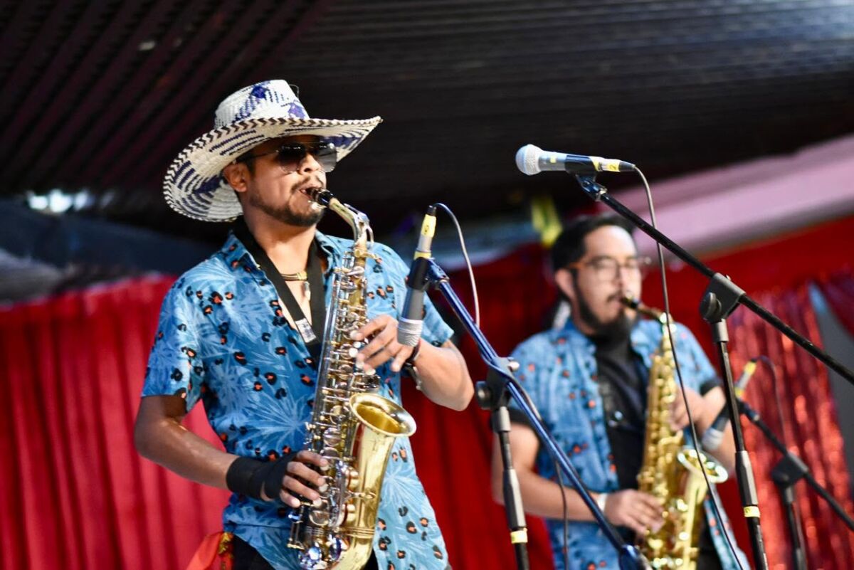 Músicos en el Festival Pachanga Antirracista 2026