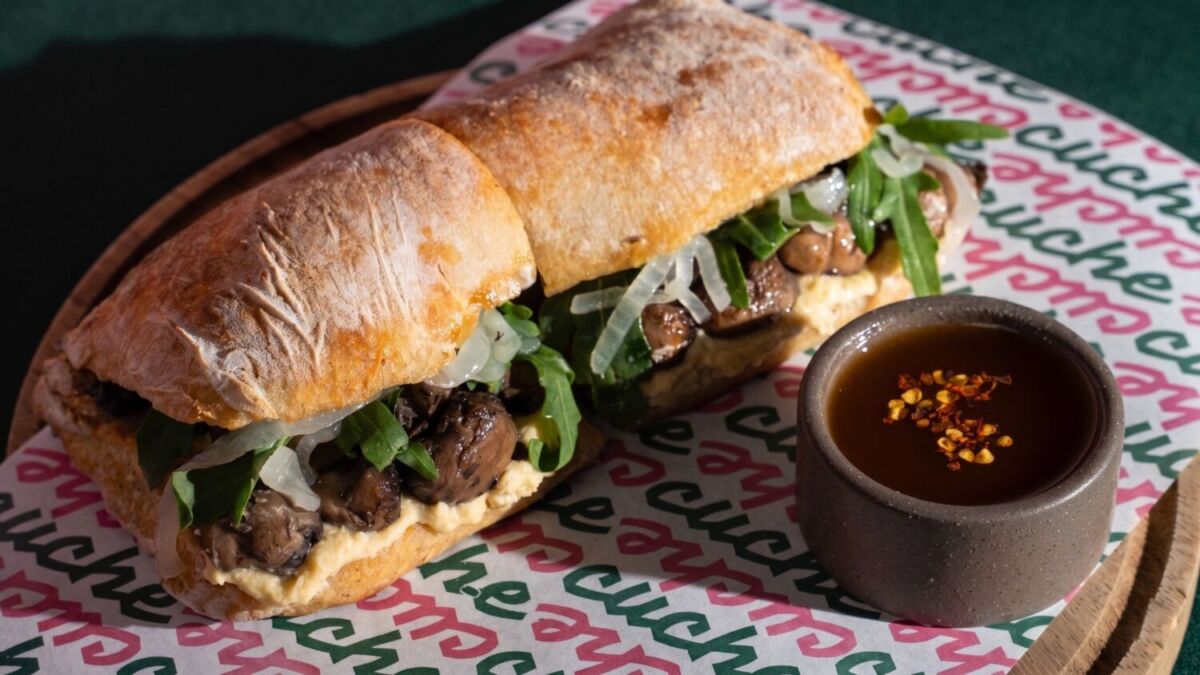 Sándwich de Hongos Rostizados en Cuche Restaurante