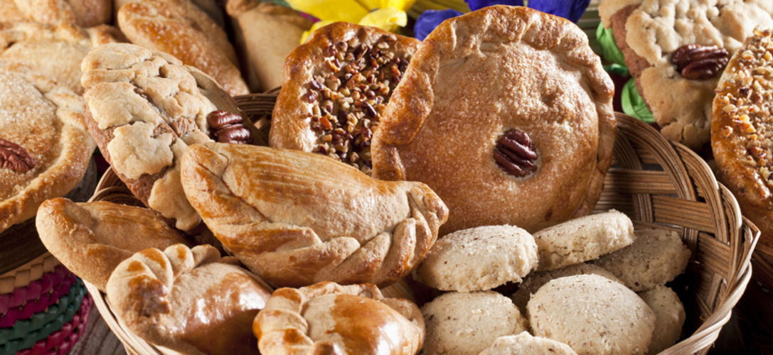 Canasta de pan de la Panadería Real de Bustamante