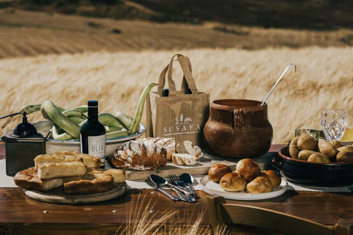 día de campo en sicilia con productos locales