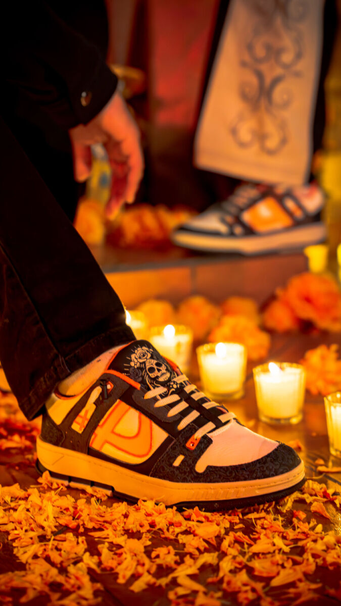 tenis de Día de Muertos 